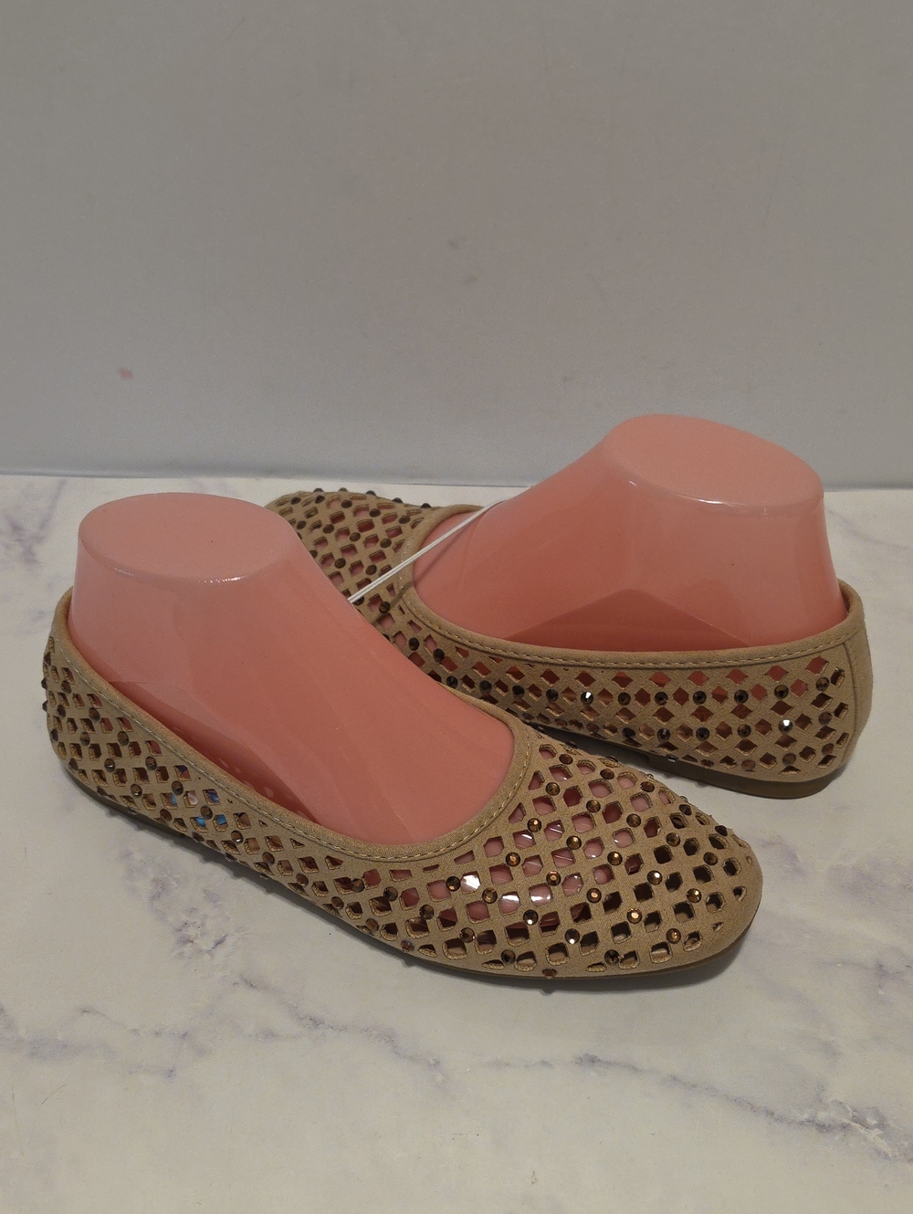 Seychelles  Los Angeles Beige Laser-Cut Ballet Flats - Stylish Everyday Comfort